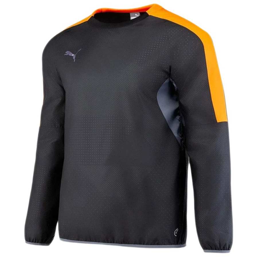 PUMA Fleece Lined Thermal Windproof Crew Neck Soccer Jersey Men's