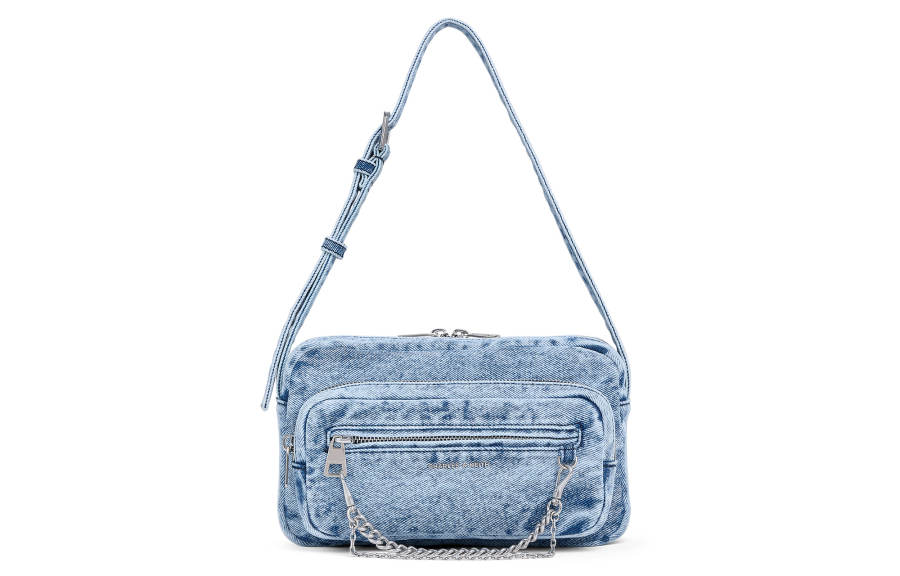 CHARLES&KEITH Fabric One Shoulder Bag Small Women's Blue