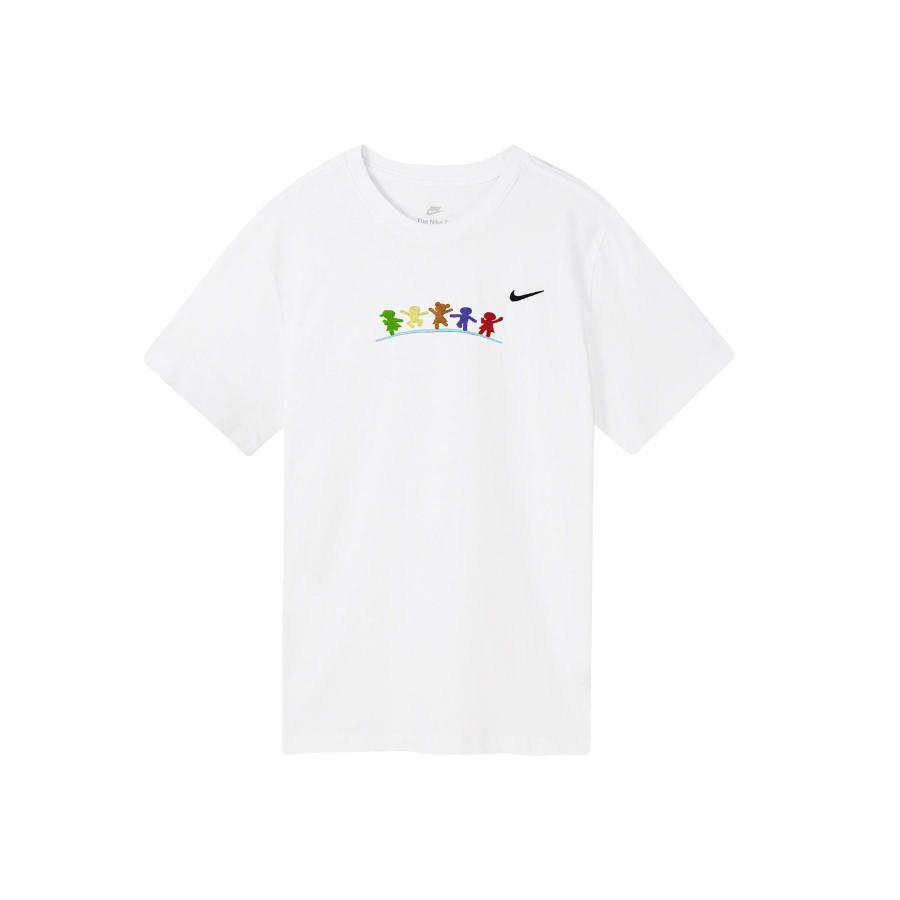 Nike Nike Sportswear T Shirts Unisex White Crew Neck Moderate Straight Fit
