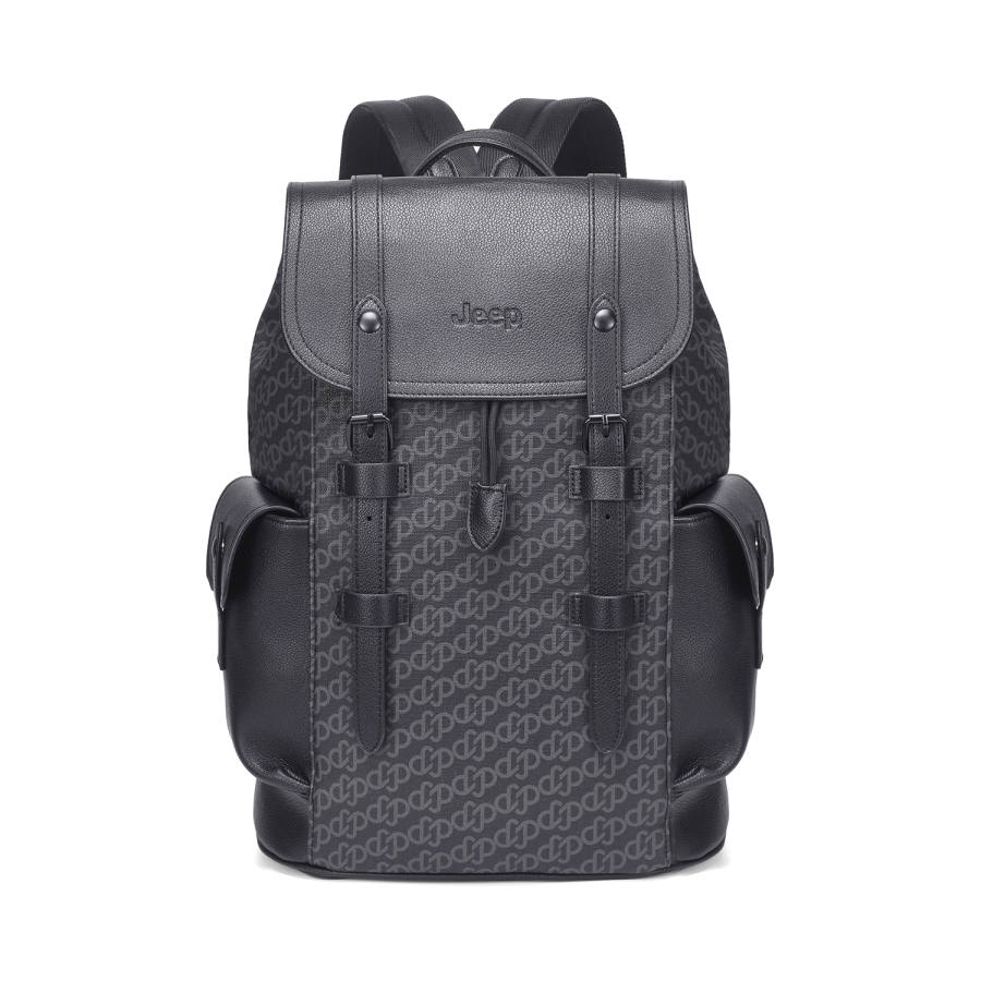 Jeep Jeep PVC Backpack Unisex Monogram