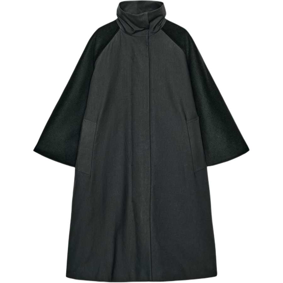 ZARA Cloaks Women's Blue Black