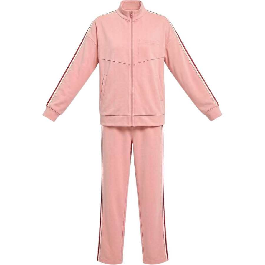 Barbie Fitness Sets Women's Pink Stand Collar Moderate