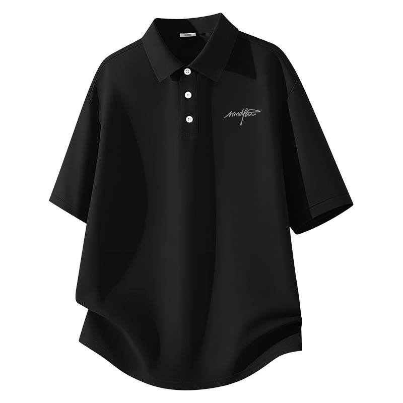 MINISO Polo Shirts Unisex Polo Collar Moderate Straight Fit