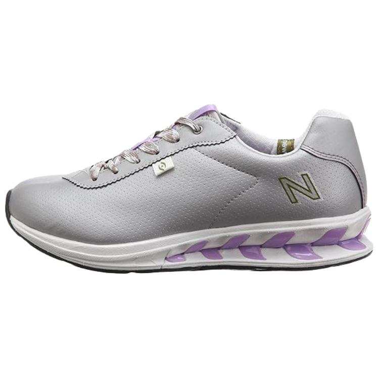 New Balance New Balance Leather Running Shoes Women's Light Gray