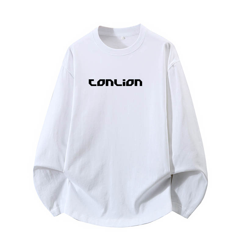 Tonlion T Shirts Unisex Crew Neck Moderate Straight Fit