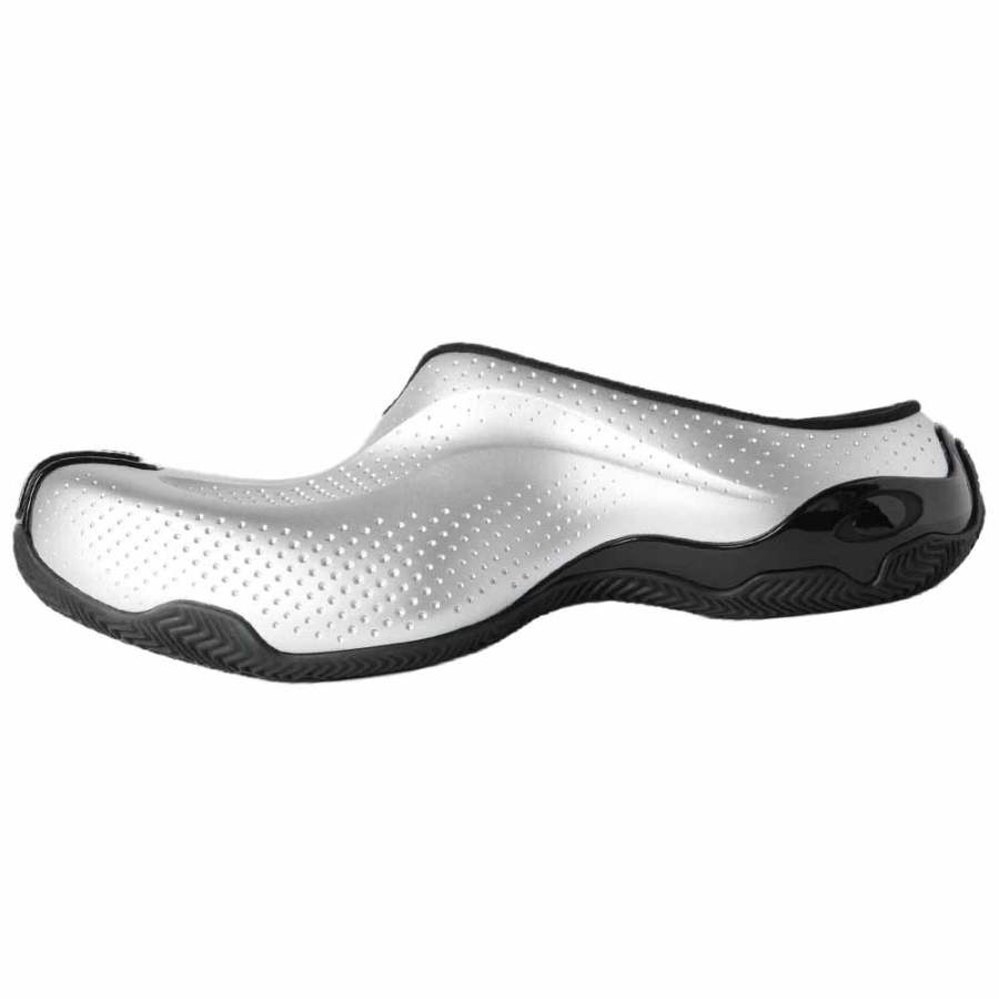 Balenciaga Closed Toe Slippers Men's Silver