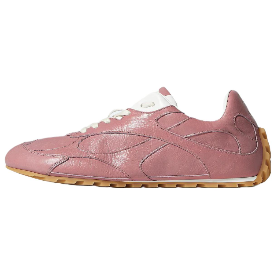Bottega Veneta Orbit Flash Cow Leather Low top Casual Shoes Women's Camellia Multicolor