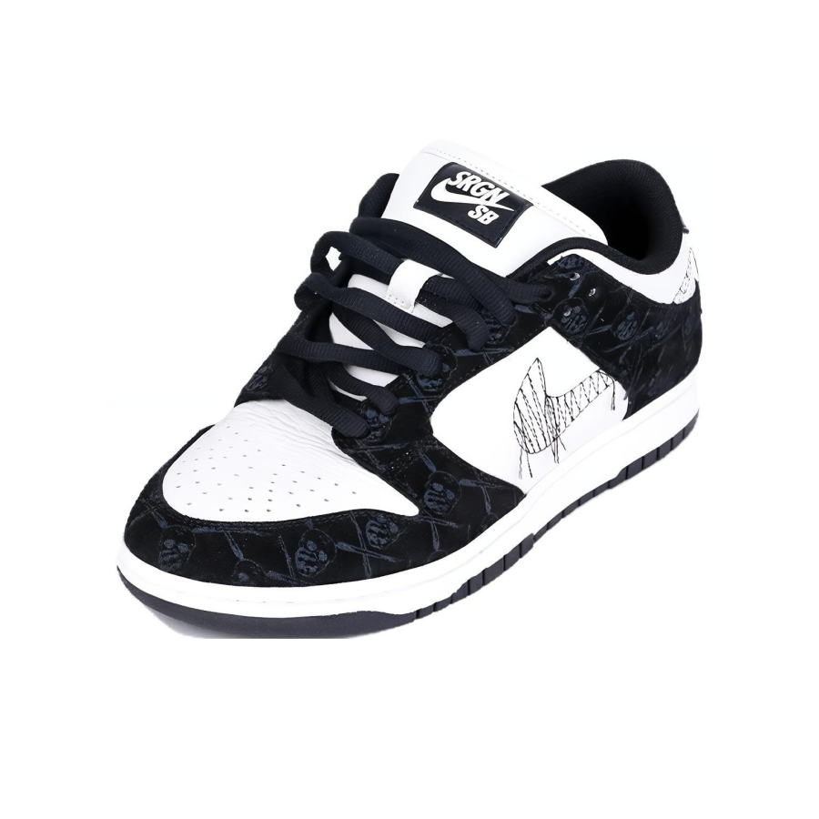 Nike Nike x THE SHOE SURGEON Dunk SB Low top Casual Shoes Men's Black White