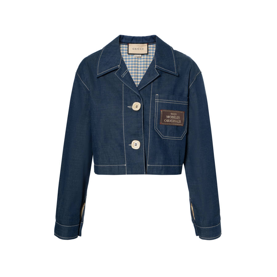 GUCCI GUCCI Cropped Denim Jacket