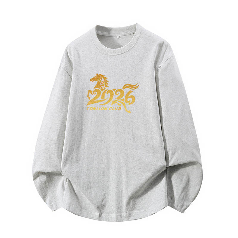 Tonlion T Shirts Unisex Crew Neck Moderate Straight Fit