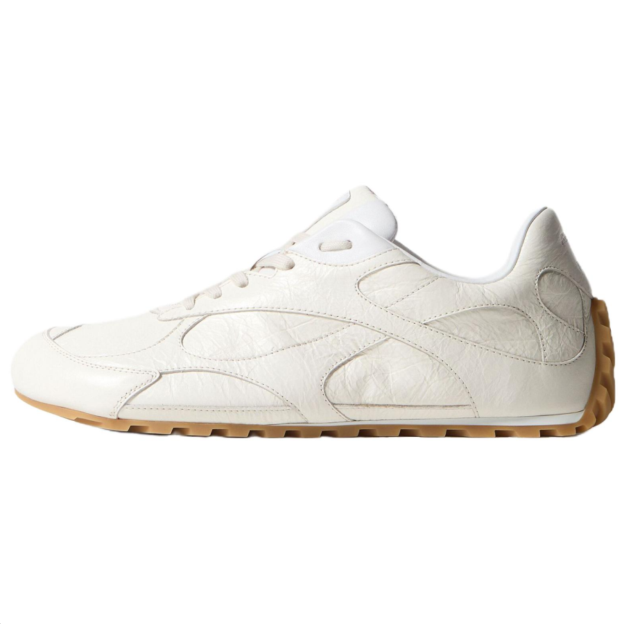 Bottega Veneta Orbit Flash Cow Leather Low top Casual Shoes Women's White