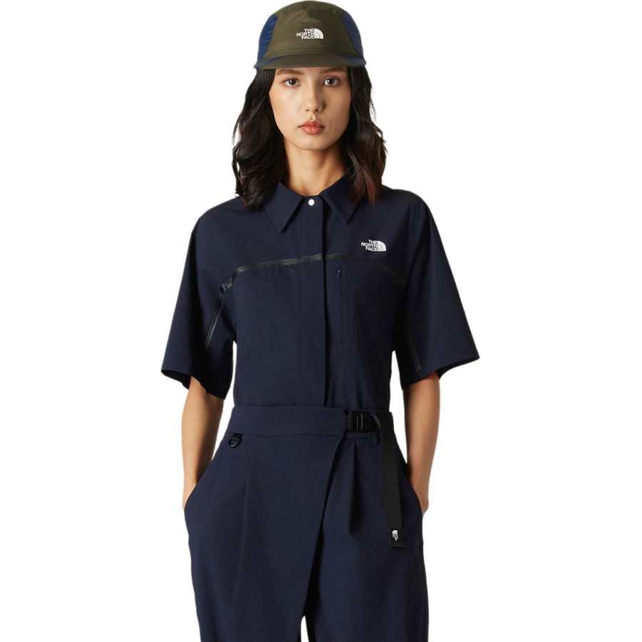 THE NORTH FACE Shirts Women's RG1/Cloud Thunder Blue Lapel Moderate