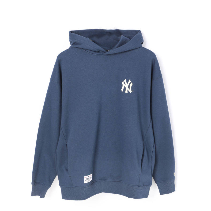 New Era Sweatshirts Unisex Blue Hooded Non Detachable Moderate Regular