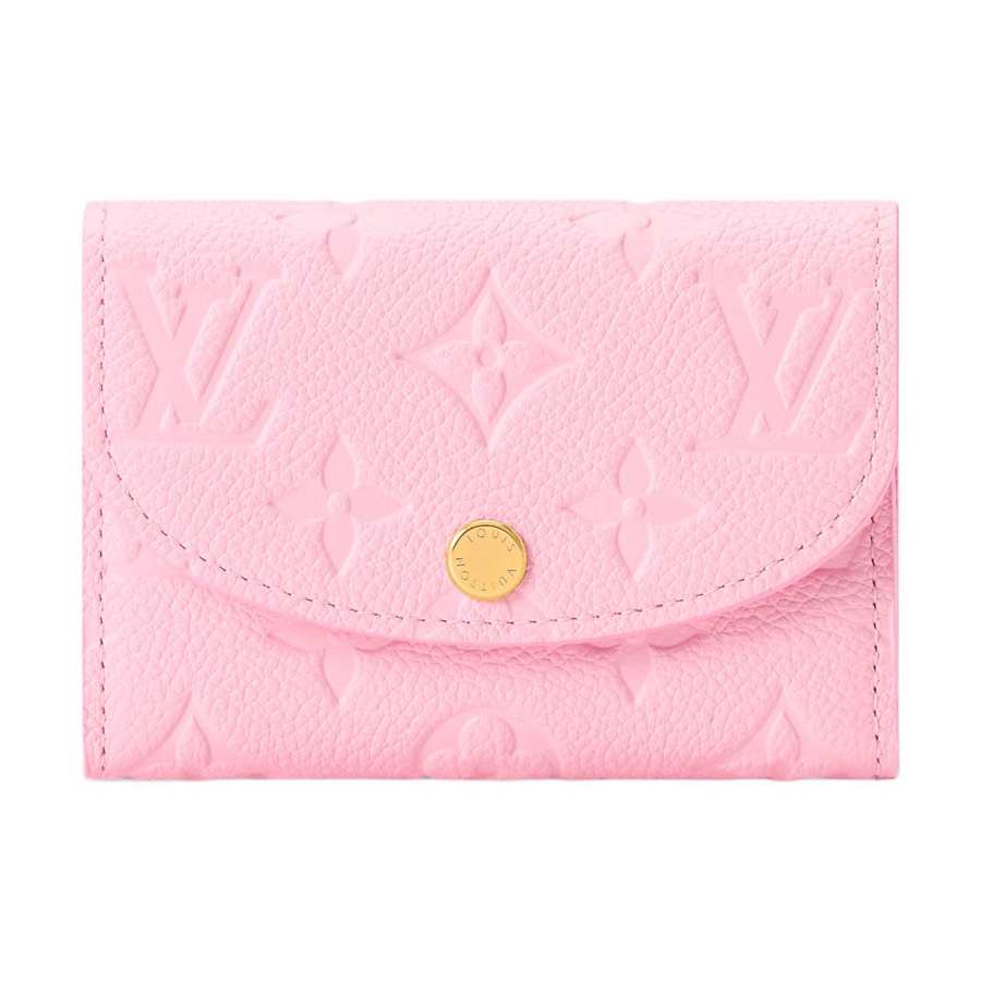 LOUIS VUITTON Rosalie Cow Leather Coin Purse Women's Pink