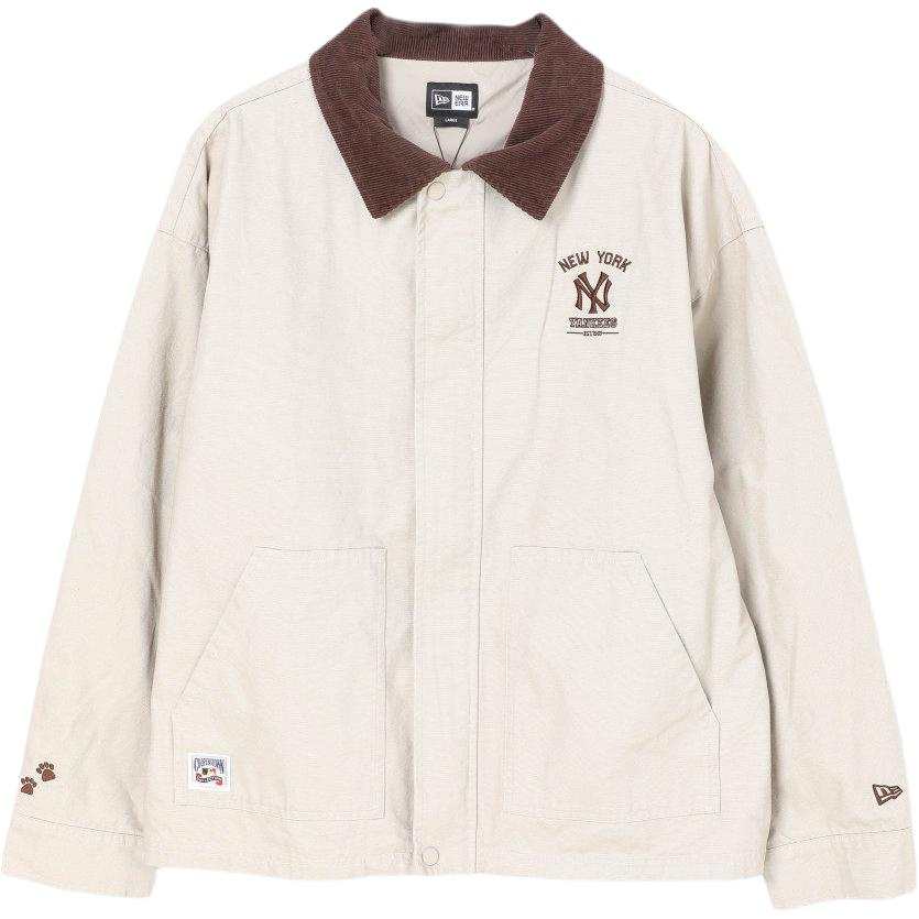 New Era Jackets Unisex Gray Lapel Moderate