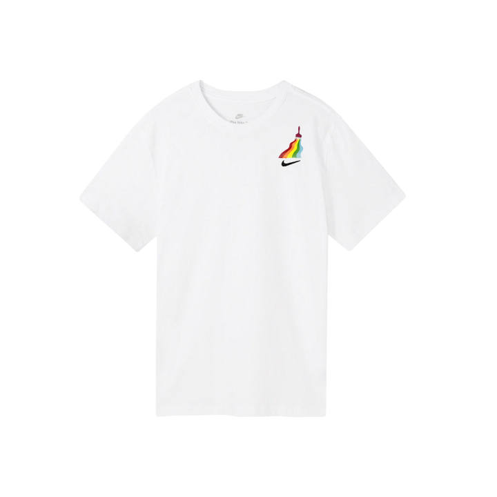 Nike Nike Sportswear T Shirts Unisex White Crew Neck Moderate Straight Fit