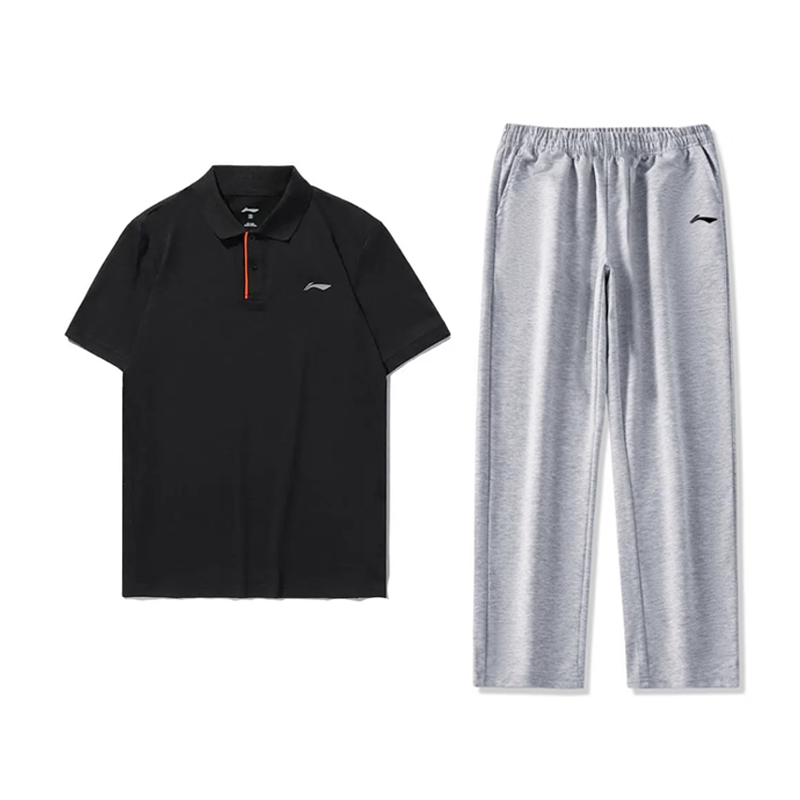 Li-Ning Li Ning Casual Sportswear Unisex Black+New Light Heather Gray