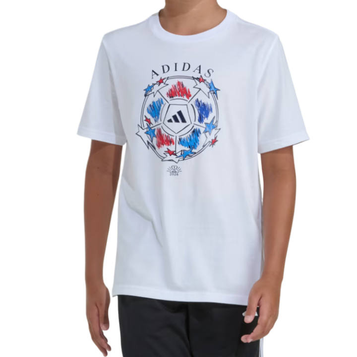 Adidas Adidas Kids T Shirts Crew Neck Moderate