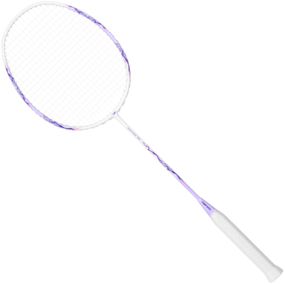 DEERWAY Full Carbon Badminton Rackets Control Type All around Defense Upper Class 655mm Unisex 5U/G5 Lavender