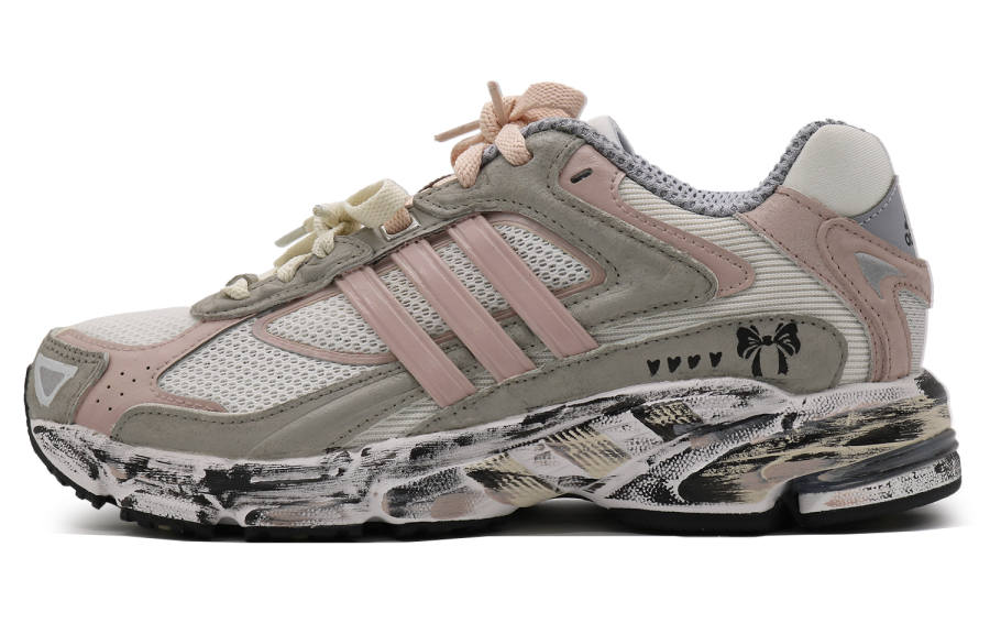 Adidas Adidas Always Originals Low top Casual Running Shoes Women's Pink Gray
