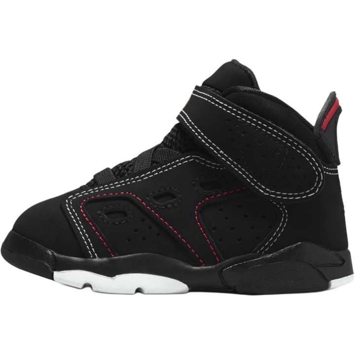 Jordan Jordan Air Jordan 6 Support Mid top Toddler Shoes Black White Red Infant And Toddler