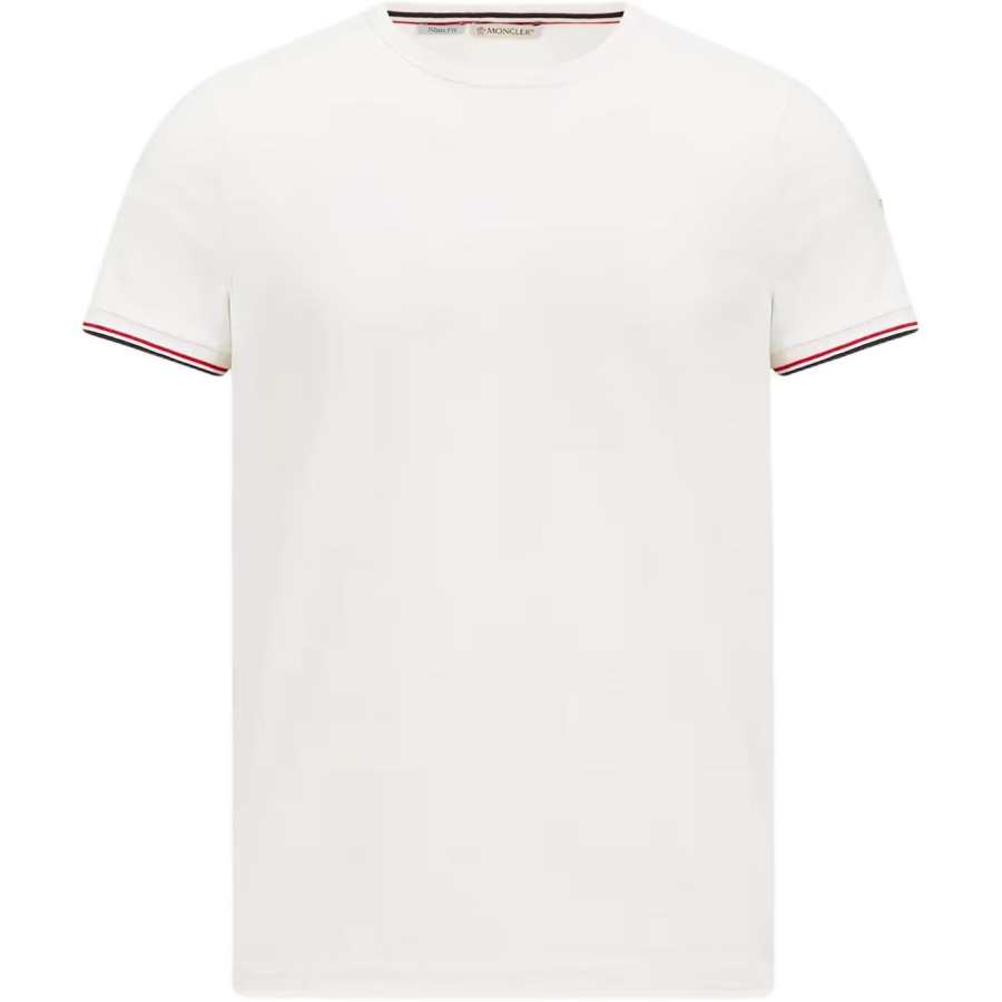 Moncler Tricolor-Trimmed T-Shirt