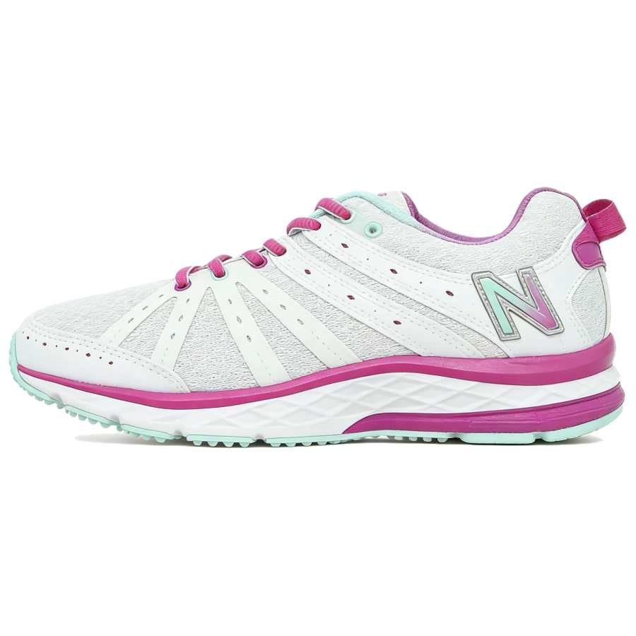 New Balance New Balance Leather Low top Running Shoes Women's White Purple