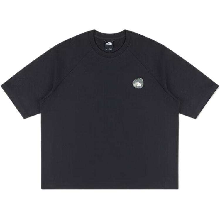 THE NORTH FACE T Shirts Men's JK3/Cosmic Black Crew Neck Thickened