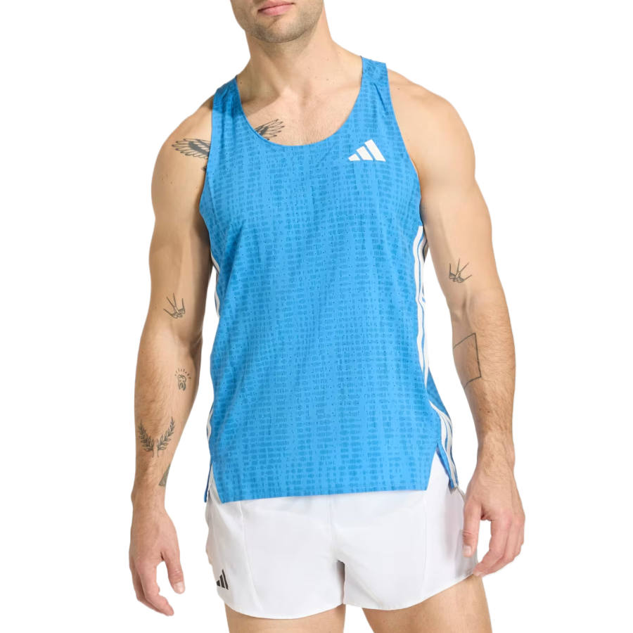 Adidas Adidas Running Tank Tops Men's Light Blue/Dark Ink