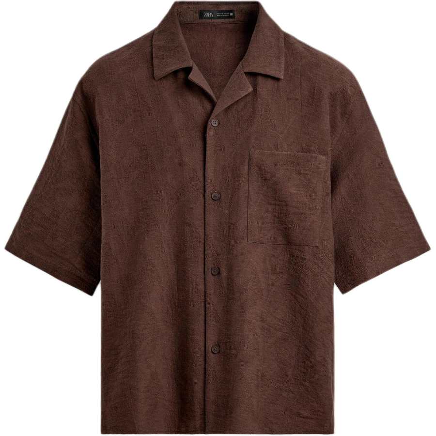 ZARA ZARA Shirts Men's Brown Moderate