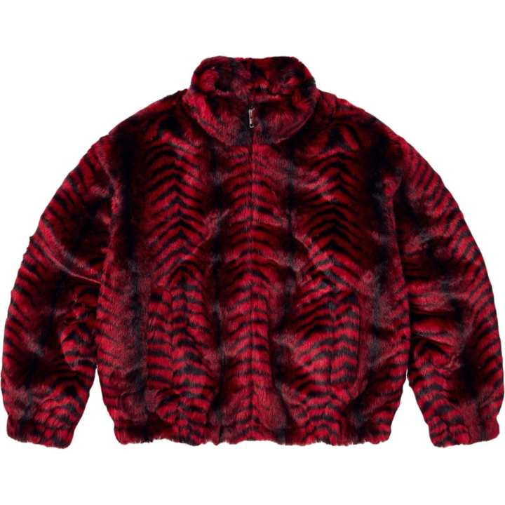 Supreme Supreme SS26 WEEK1 Faux Fur WINDSTOPPER Bomber Jacket Velvet feel Coat Unisex