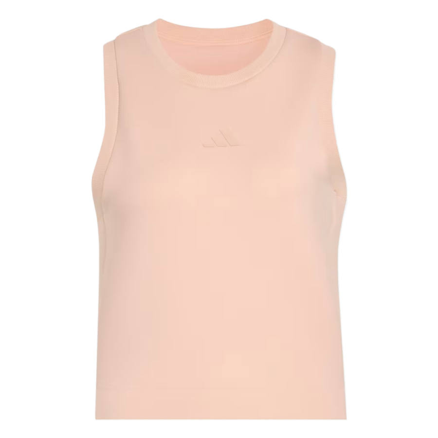 Adidas Adidas Tank Tops Women's Blush Pink Crew Neck Moderate Racerback