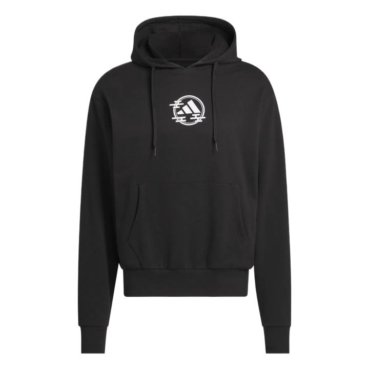 Adidas Adidas Sweatshirts Unisex Black Hooded Moderate