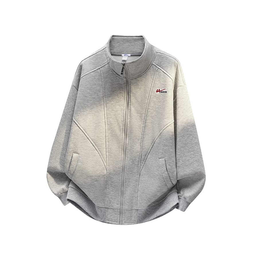 WARRIOR Sweatshirts Unisex Stand Collar Moderate Cardigan