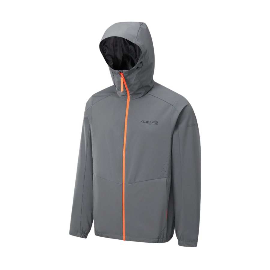 Adidas Adidas Jackets Men's Gray Hooded Moderate Other