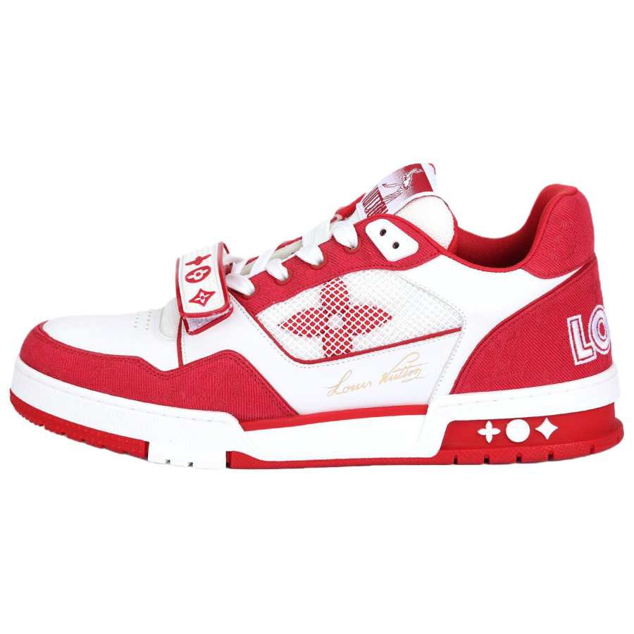 LOUIS VUITTON LOUIS VUITTON Lv Trainer 'White Red'
