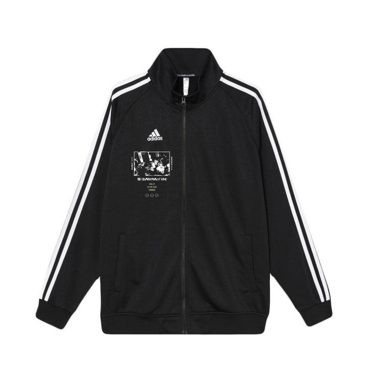 Adidas Adidas 3 Stripes Jackets Unisex Black Stand Collar Moderate Other
