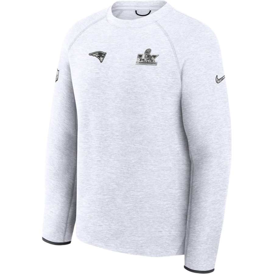 Nike Nike New England Patriots Super Bowl Lx Opening Night Tech Fleece Men's Nike Nfl Pullover Crew