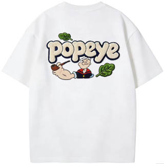 POPEYE T Shirts Unisex Crew Neck Moderate