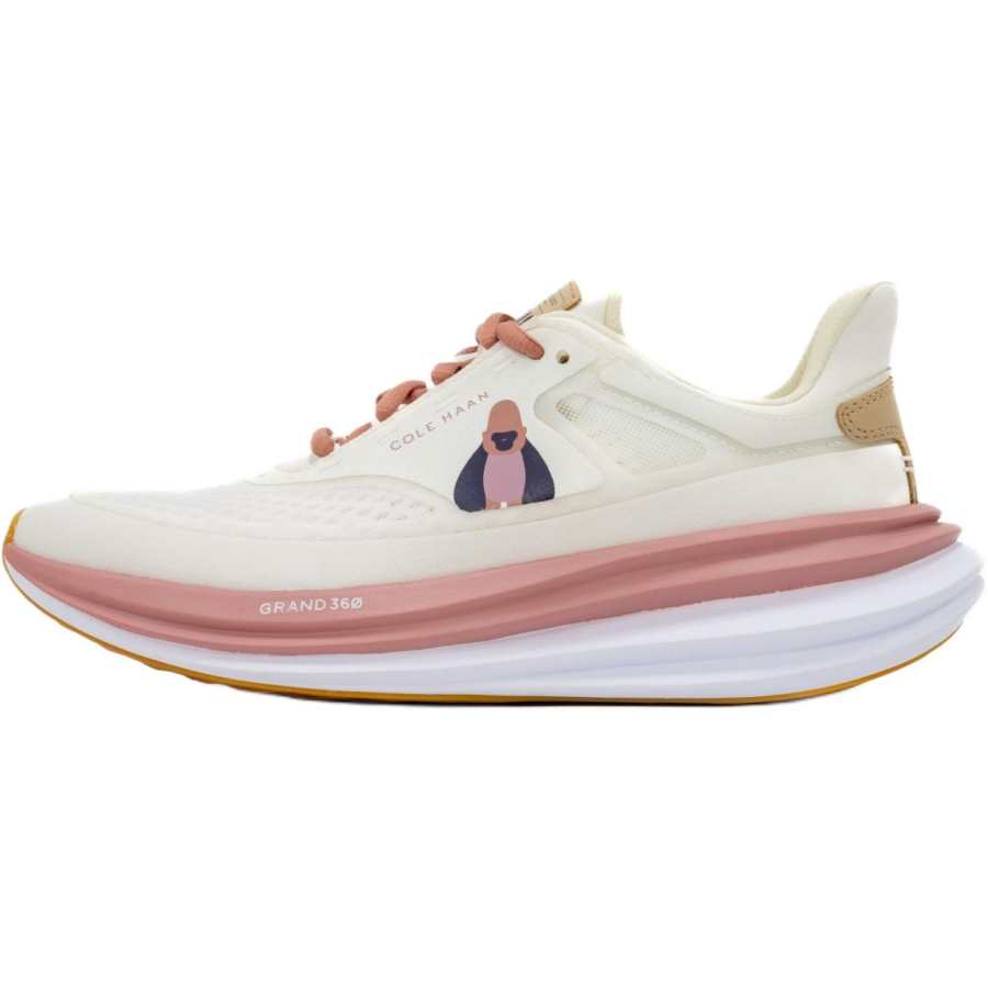 COLE HAAN Sports Running Shoes Fabric Cushioning Rebound Height Increasing Support Low top Casual Running Shoes Women's