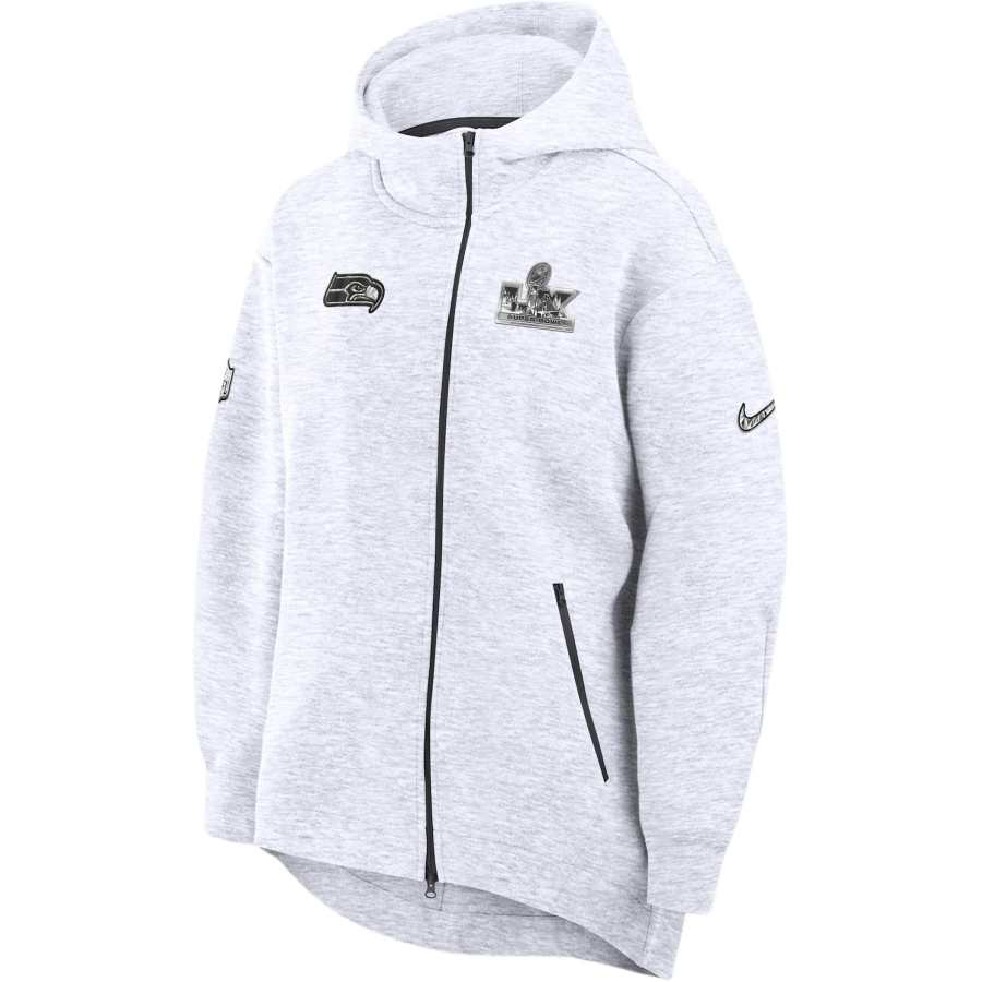Nike Nike Seattle Seahawks Super Bowl Lx Opening Night Tech Fleece Women's Nike Nfl Full-Zip Hooded Cape