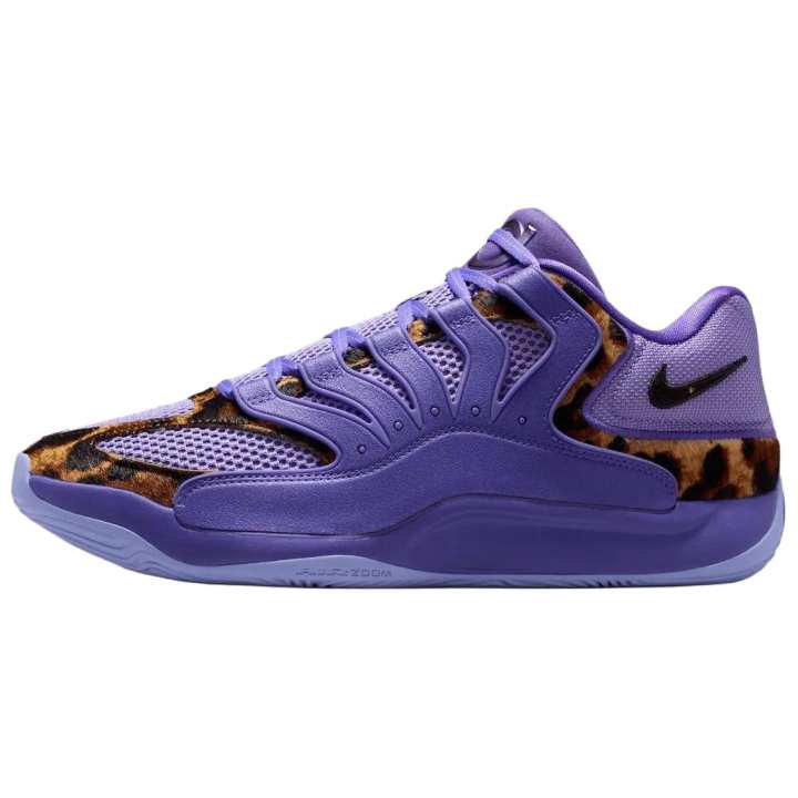 Nike Nike KD 18 Breathable Basketball Shoes Unisex Purple Brown