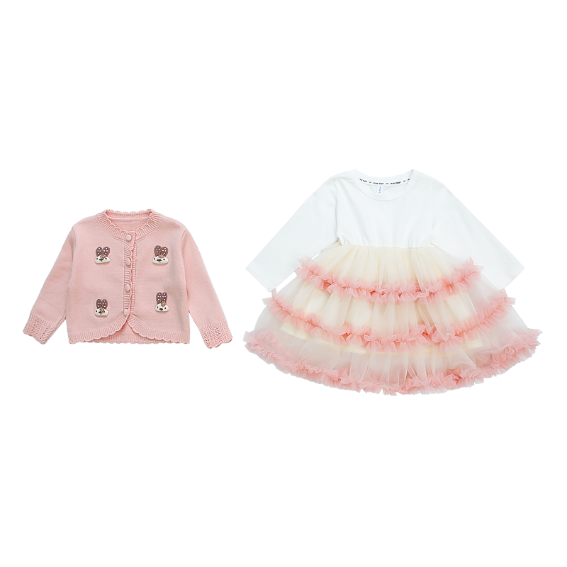 Lanza Children Aged 3 7 Years Old Lanza Skirt Set Two Piece Set Princess Dress