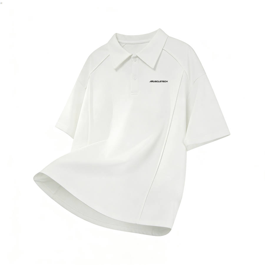 MUSCLETECH Polo Shirts Unisex Polo Collar Moderate Straight Fit
