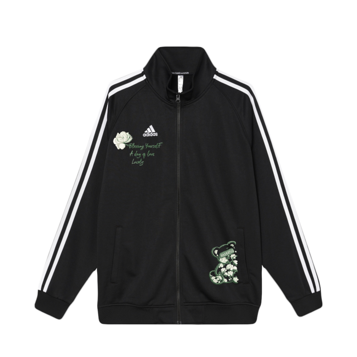 Adidas Adidas 3 Stripes Jackets Unisex Black Stand Collar Moderate Other