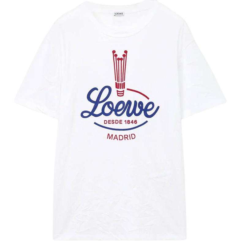 Loewe Graphic-Print Crewneck T-Shirt