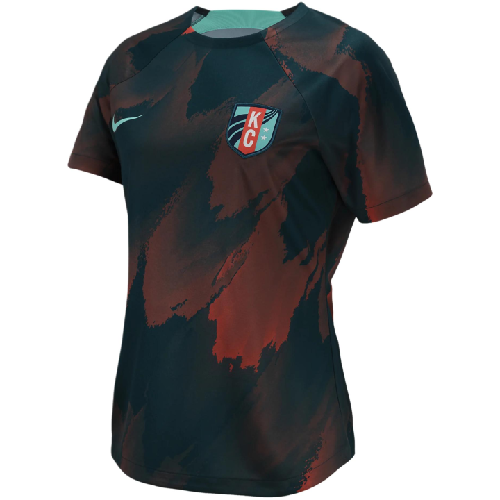 Nike Nike Kansas City Current Women's Nike Nwsl Pre Match Top