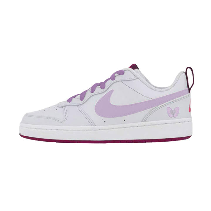 Nike Nike Court Borough Dream Of The Butterfly Leather Coverage Abrasion Resistant Slip Resistant Low top Skateboard Shoes