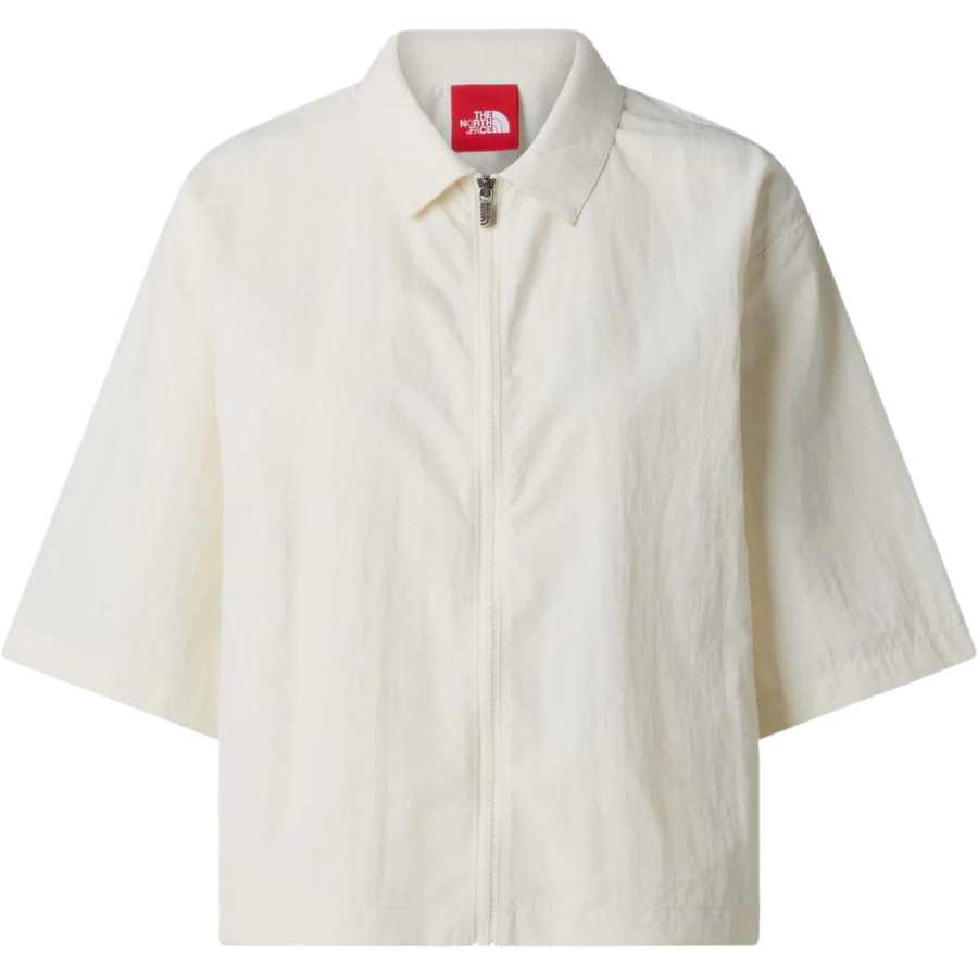 The North Face Red Box Zip Short-Sleeve Top