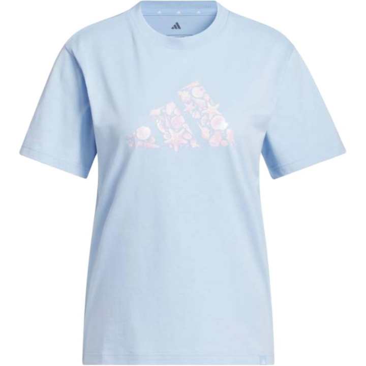 Adidas Adidas T Shirts Women's Light Blue Crew Neck